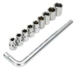 Professional Heavy Duty Socket Wrench Set | 9Pc Tool Kit | 1/2″ Drive | 8‑24mm Metric Sockets + L Wrench - Image 6