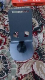 Alloy Foldable Adjustable Phone Stand for Desk – Universal Mobile Holder with Non-Slip Base (Y808) - Image 7